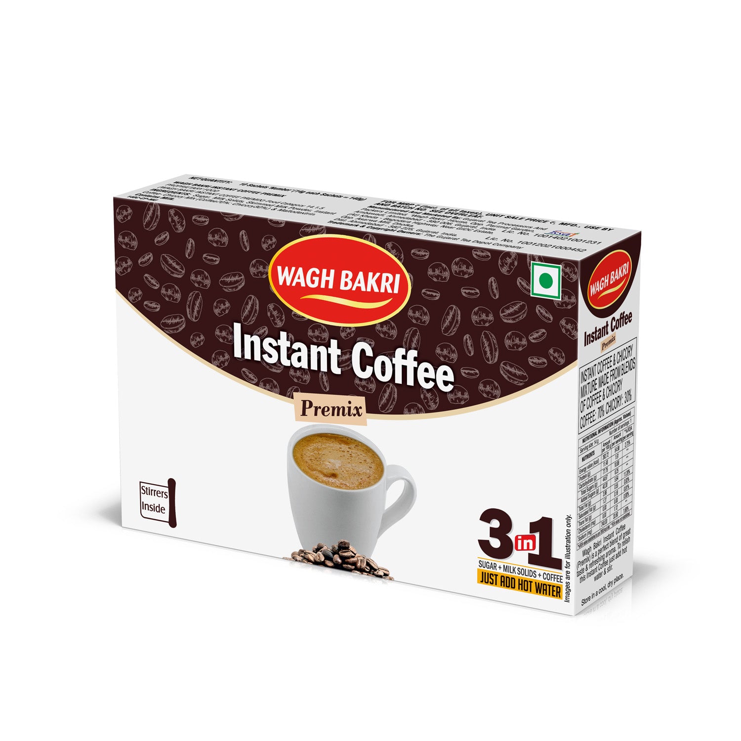 Buy Wagh Bakri instant Coffee | Coffee Premix