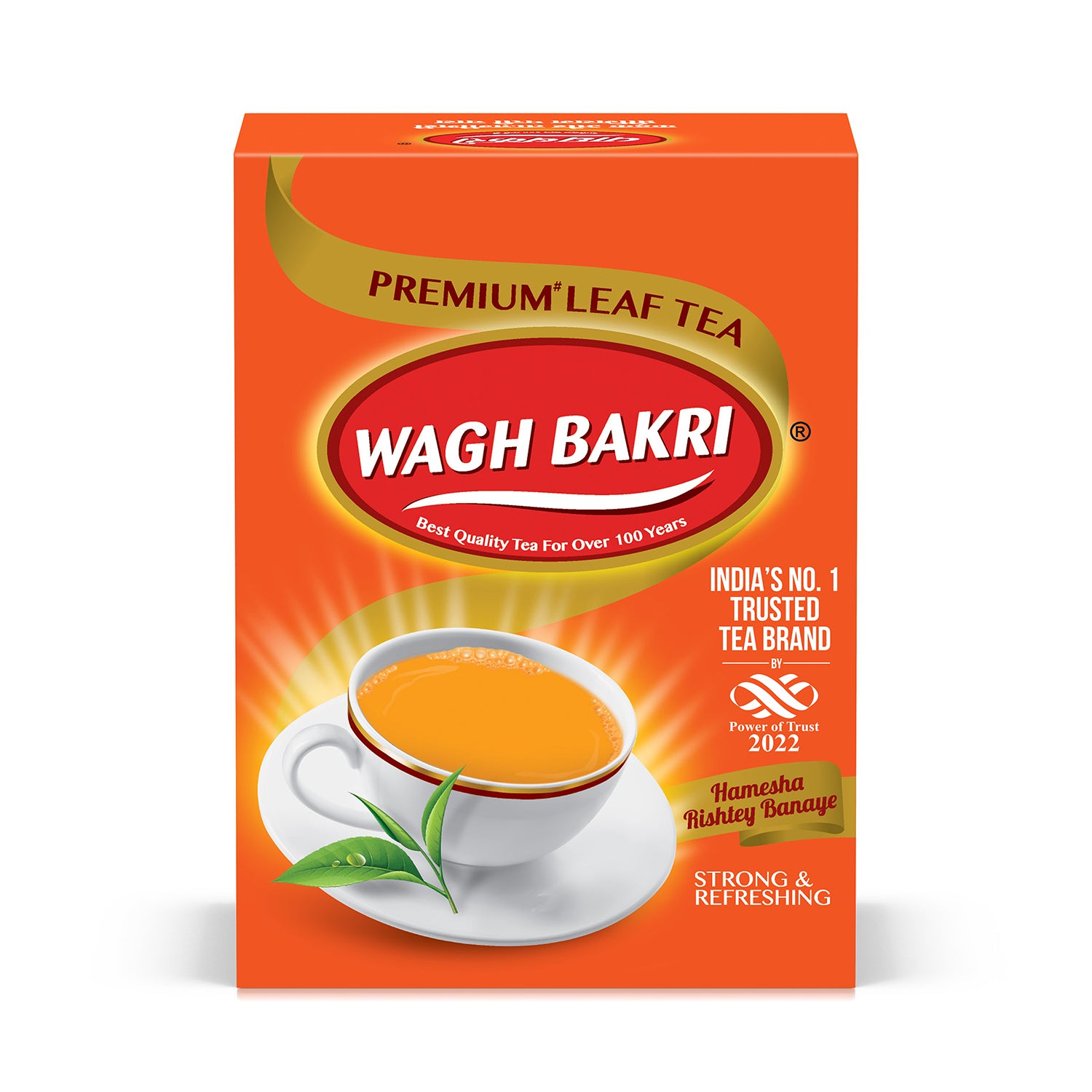 Wagh Bakri Premium Leaf Pack of 2 & Wagh Bakri Spiced Tea Combo