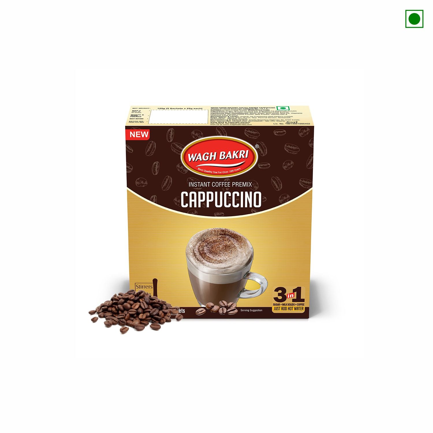 Wagh Bakri Instant Cappuccino Coffee Premix