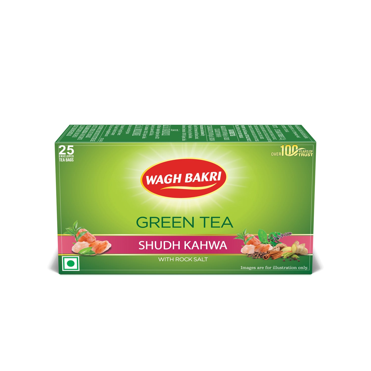 Wagh Bakri Shudh Kahwa Green Tea Bags