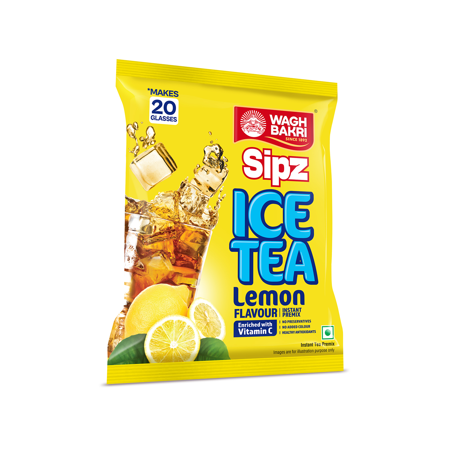 Wagh Bakri Sipz Lemon Flavour Ice Tea
