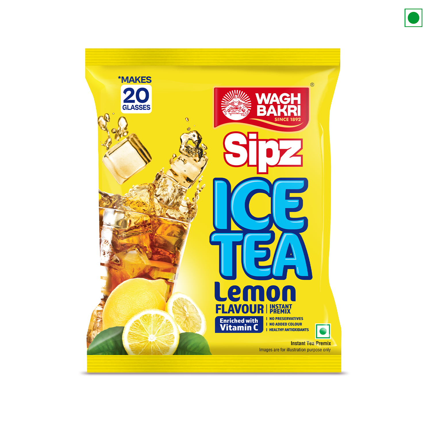 Wagh Bakri Sipz Lemon Flavour Ice Tea