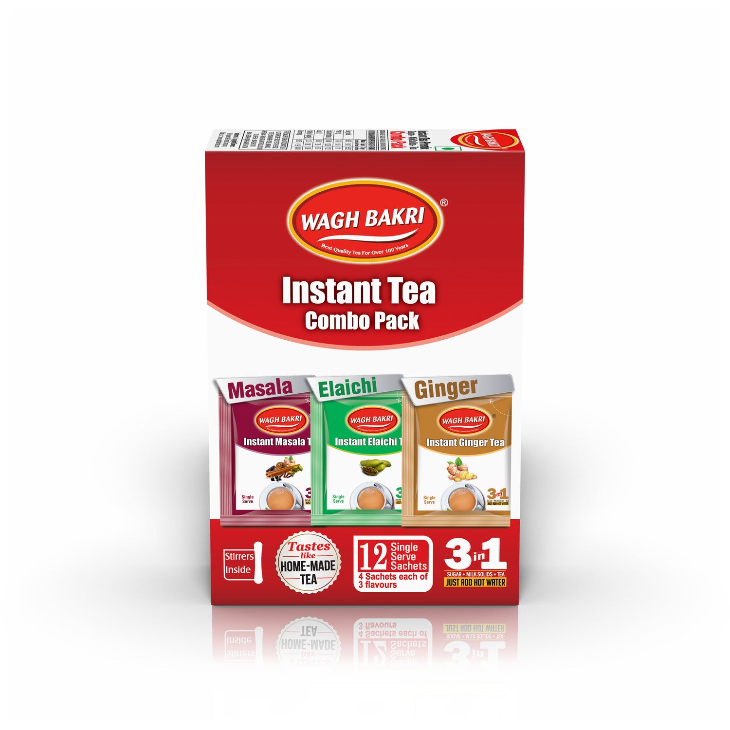 Wagh Bakri Instant Tea Premix Combo Pack