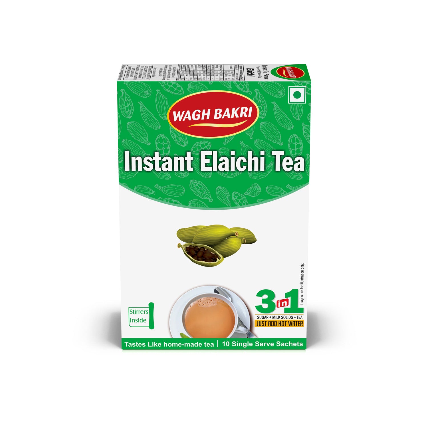 Wagh Bakri Instant Tea Premix Elaichi