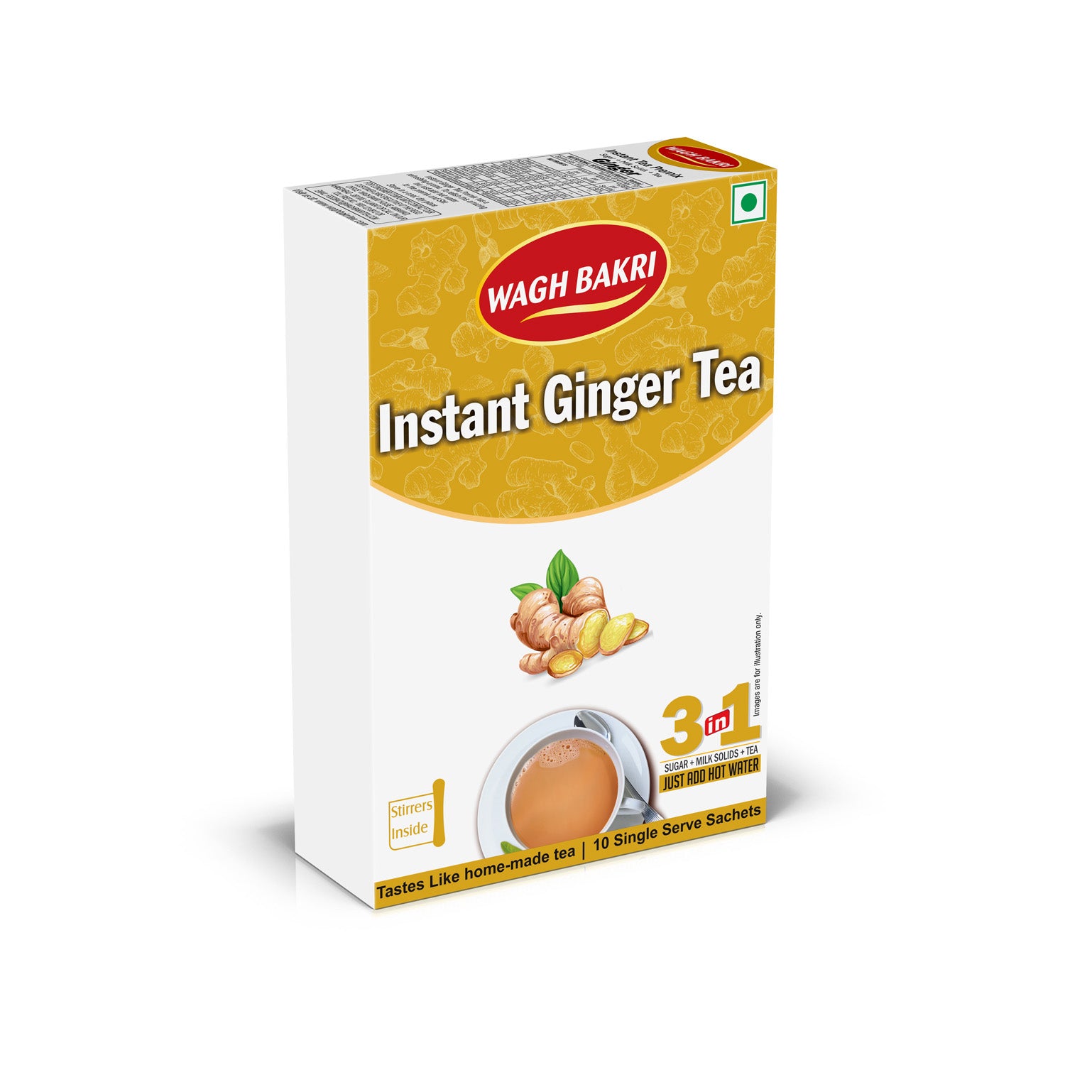 Wagh Bakri Instant Ginger Tea Premix | Adrak | Tea powder