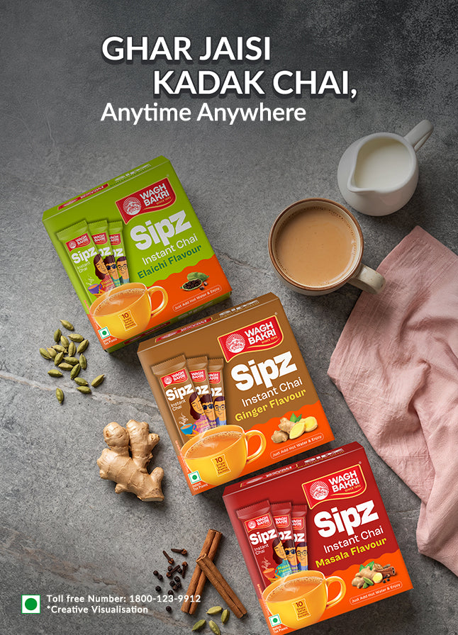 Buy Premium Black, Green, Gourmet Tea, Ice Tea | Wagh Bakri Tea