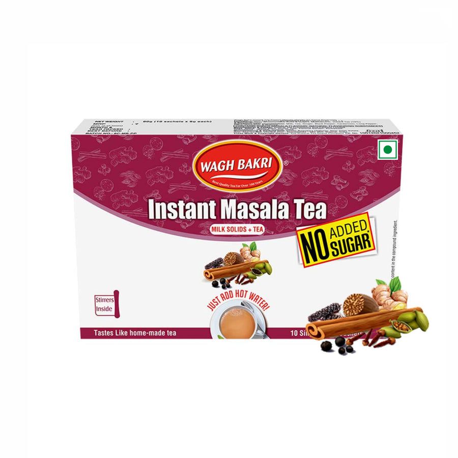 Wagh Bakri Instant Tea Premix Masala No Added Sugar Buy 2 get 1 free
