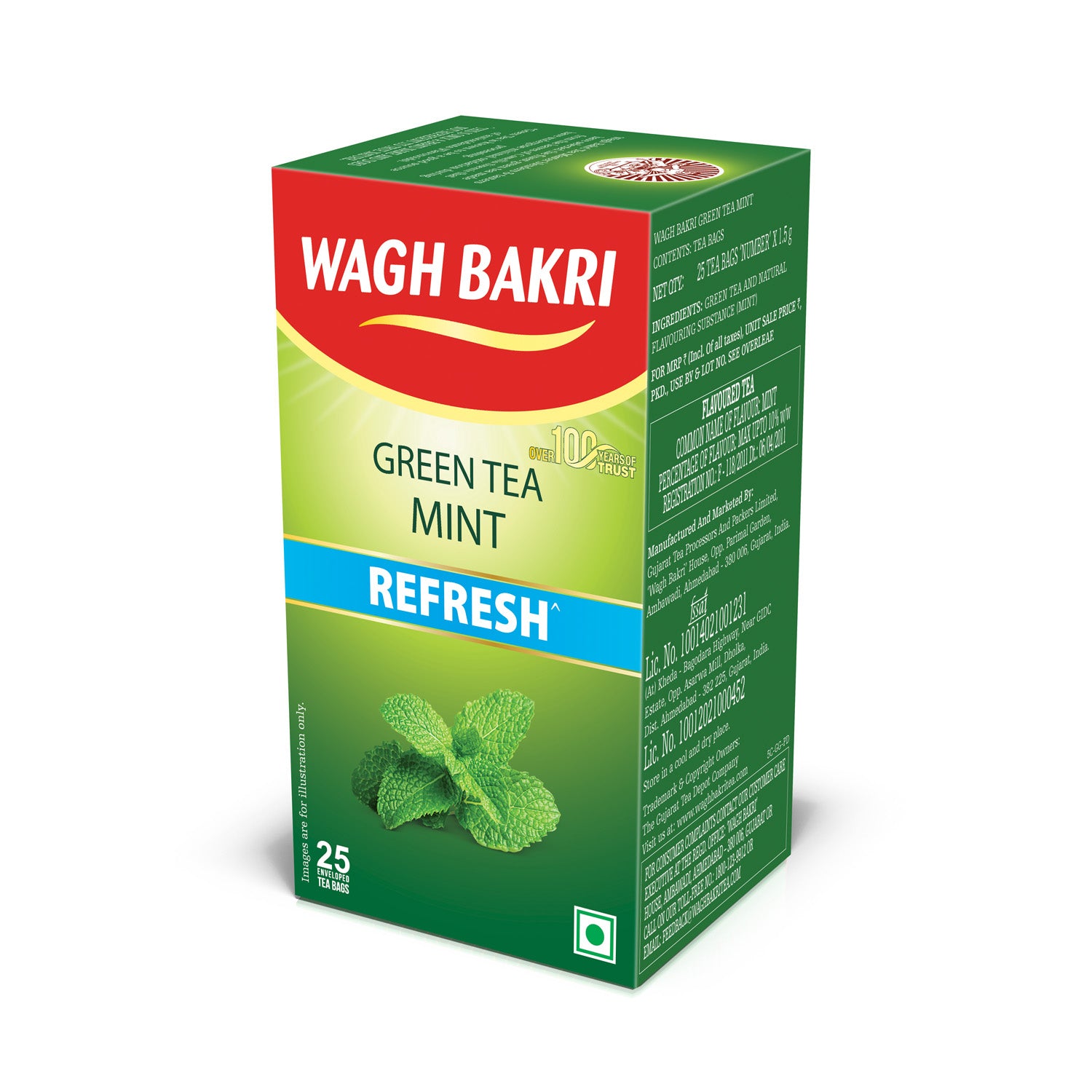 Wagh Bakri Mint Green Tea Bags