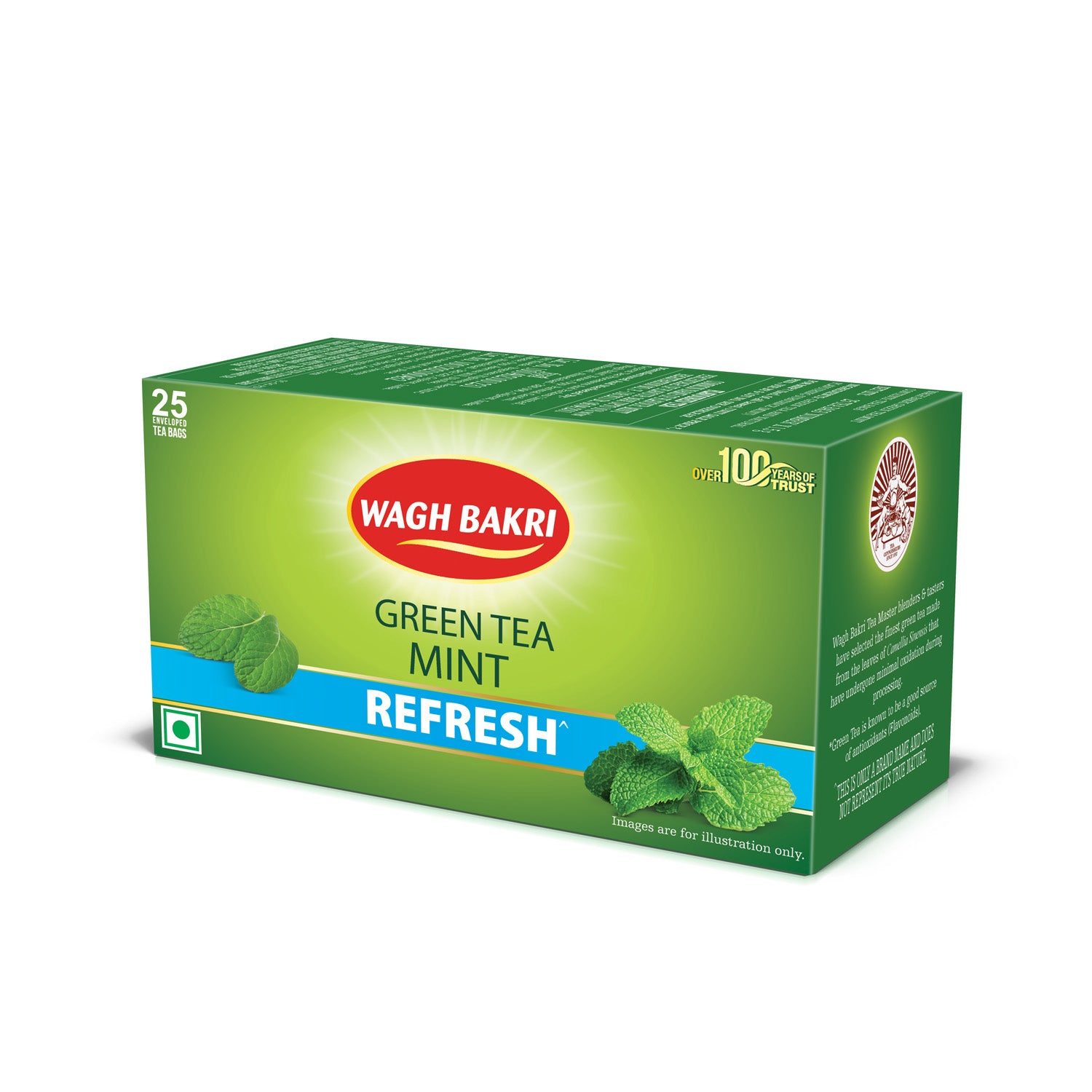 Wagh Bakri Mint Green Tea Bags