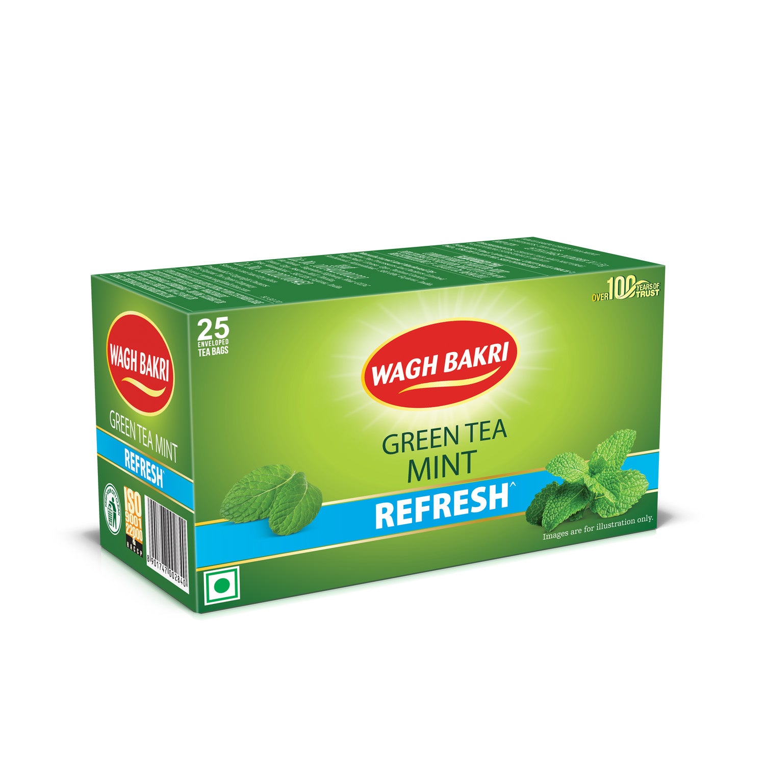 Wagh Bakri Mint Green Tea Bags