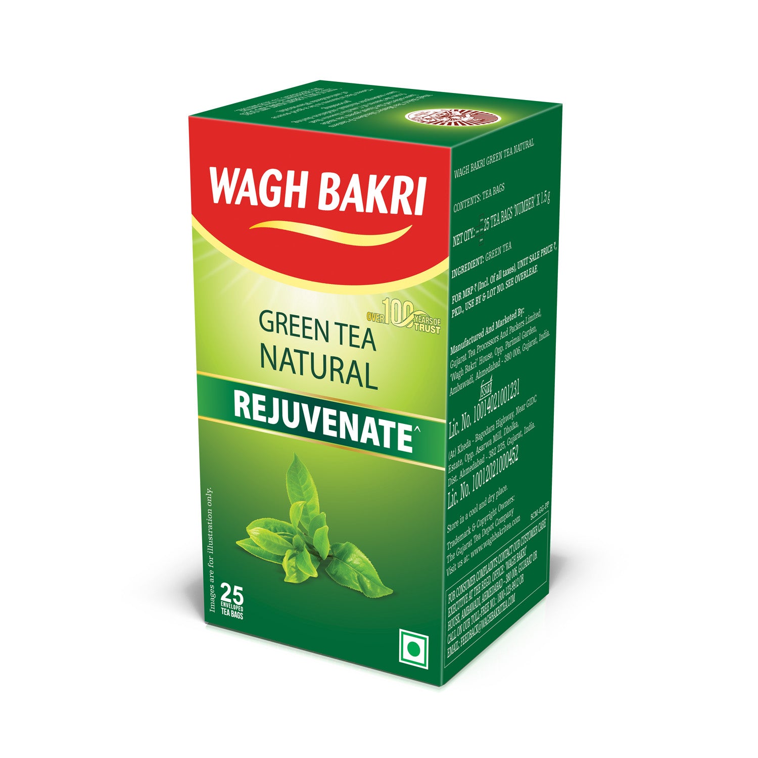 Wagh Bakri Natural Green Tea Bags