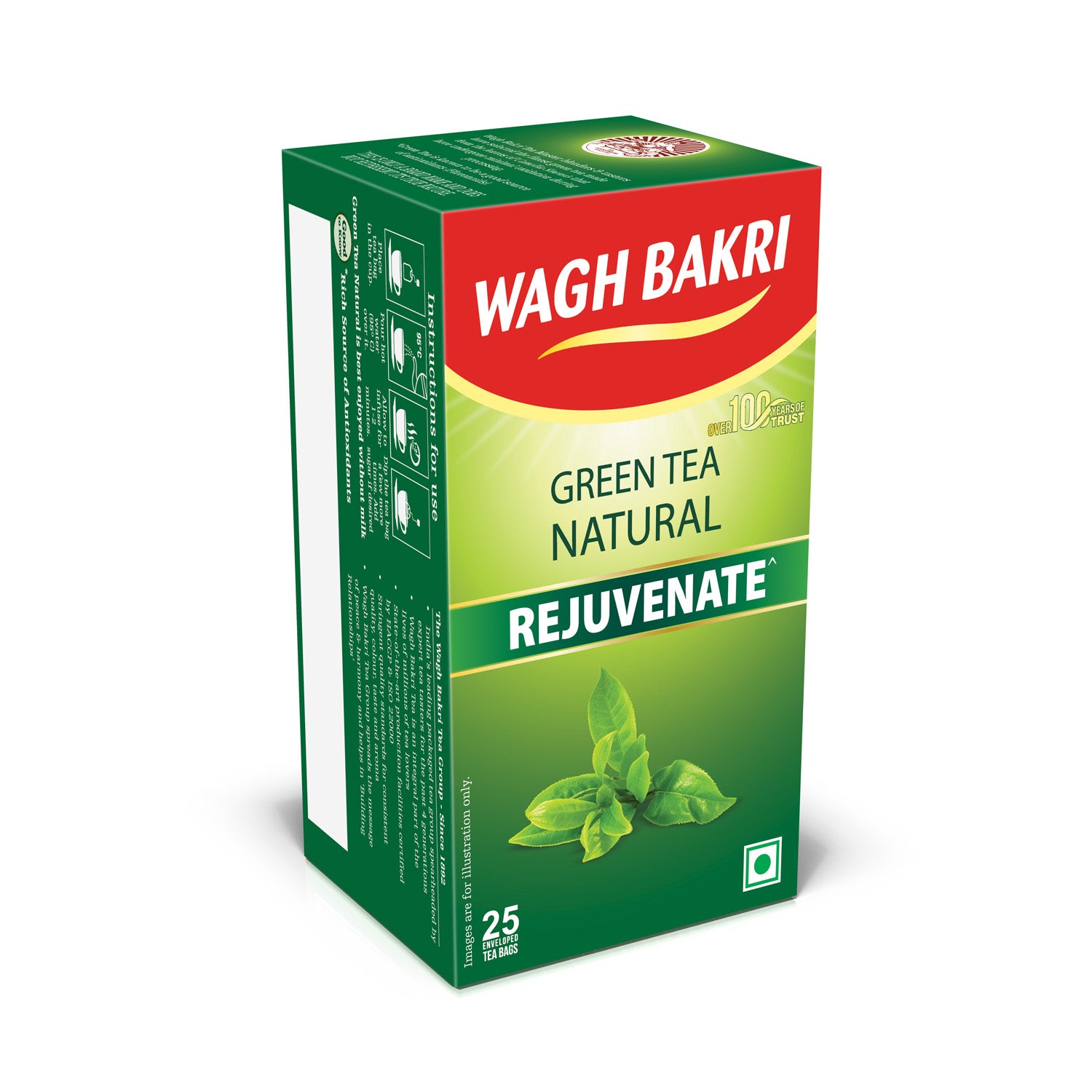 Wagh Bakri Natural Green Tea Bags