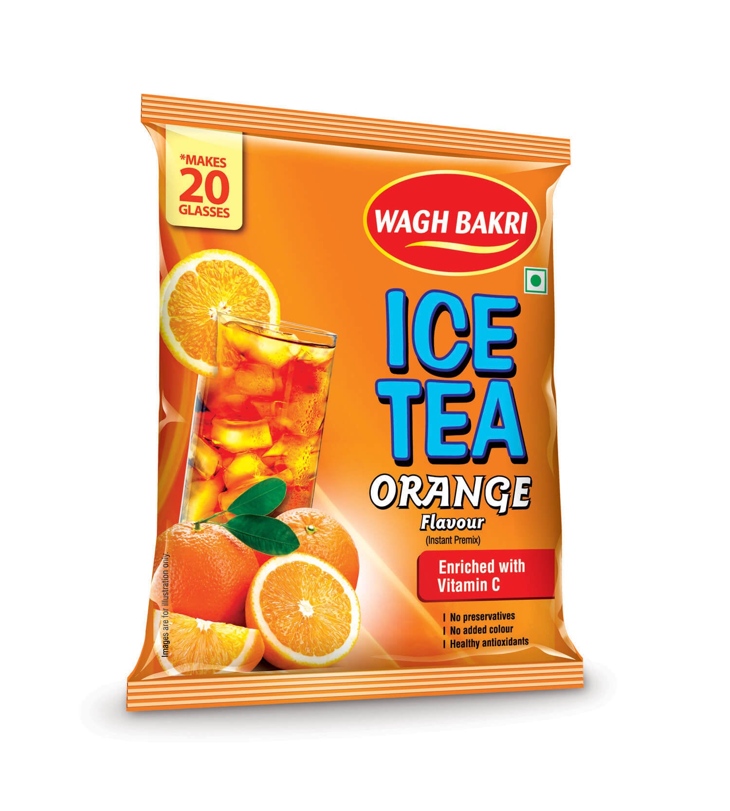 Wagh Bakri Ice Tea Combo - Orange Pack of 1+1