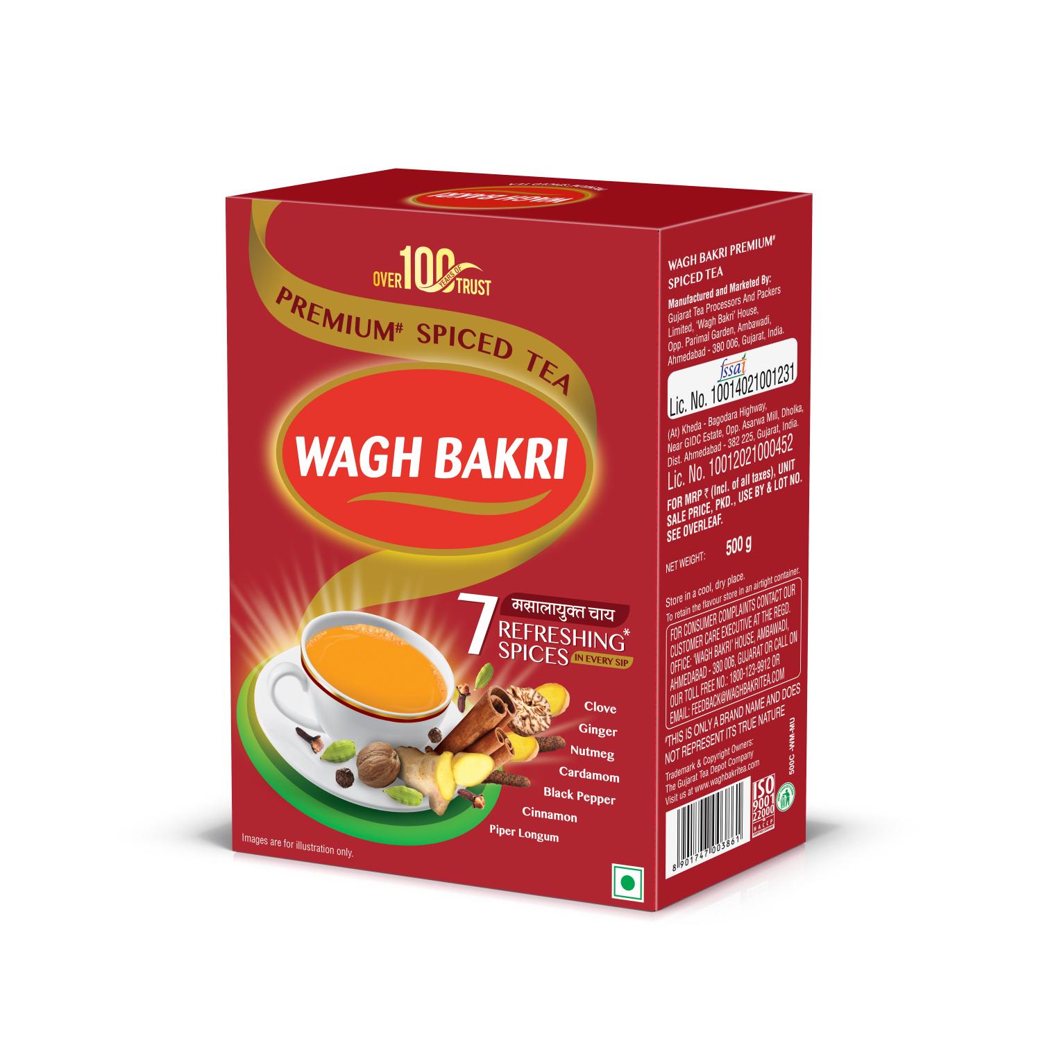 Wagh Bakri Premium Spiced Tea