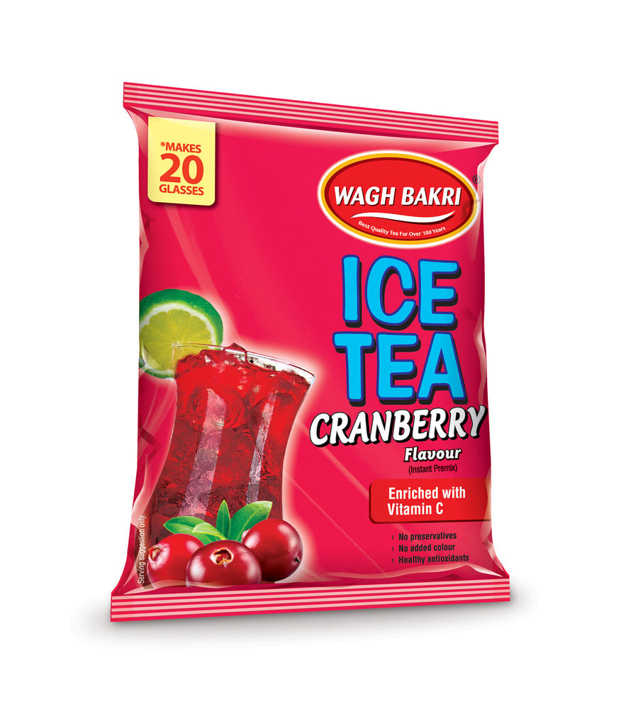 Wagh Bakri Ice Tea Combo - Cranberry Pack of 1+1