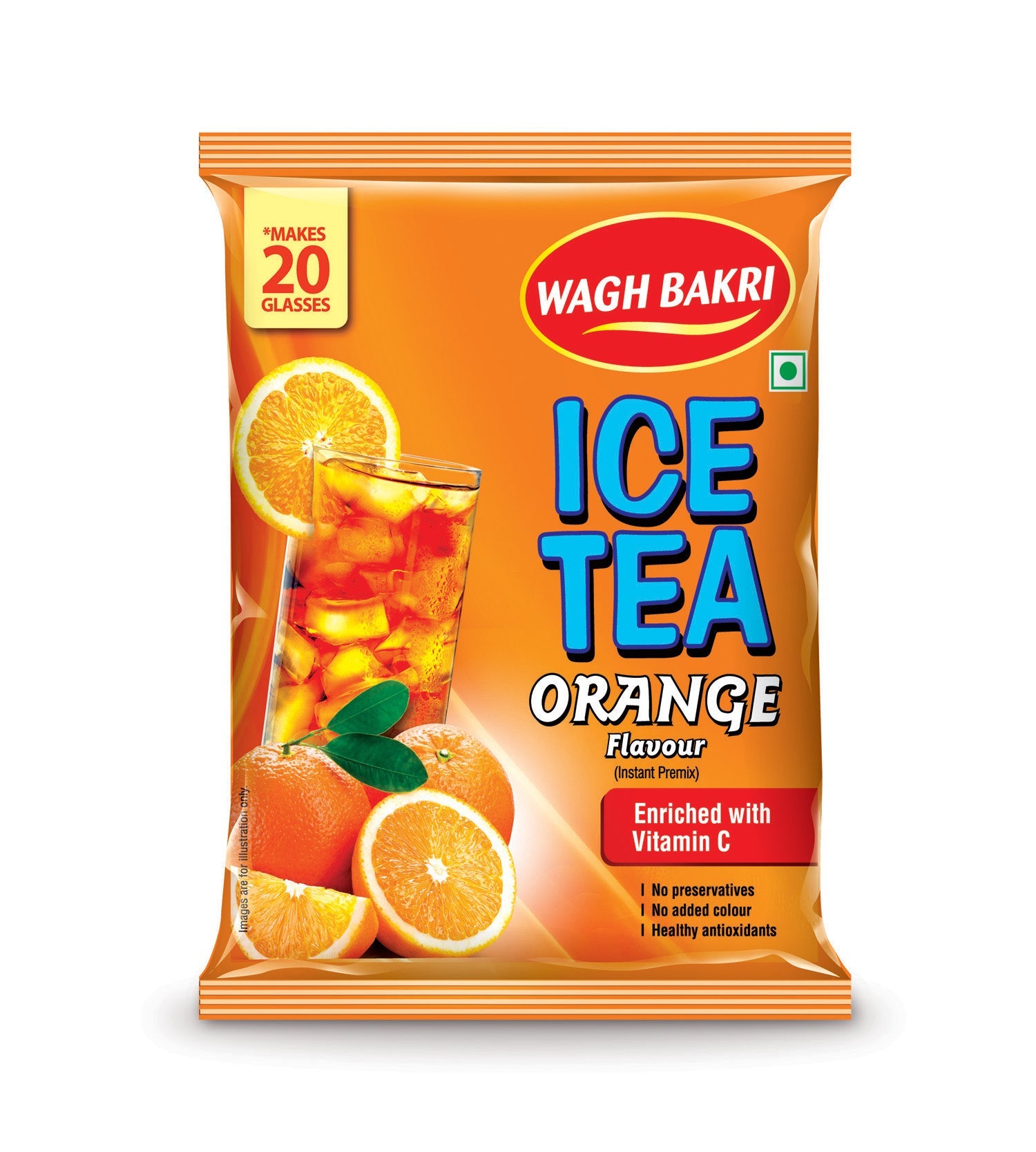 Wagh Bakri Ice Tea Combo - Orange Pack of 1+1
