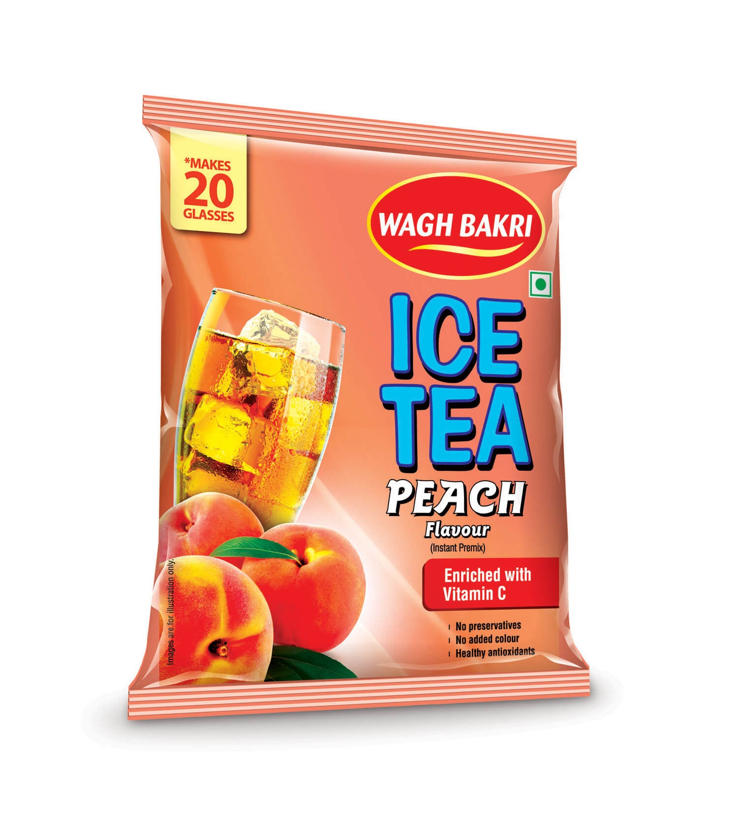 Wagh Bakri Ice Tea Combo - Peach Pack of 1+1