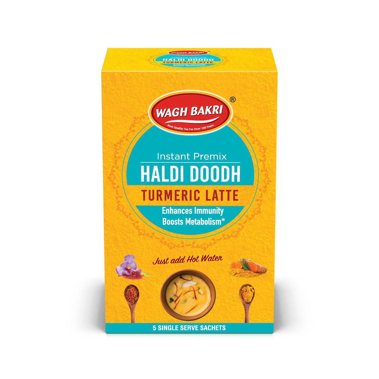 Wagh Bakri Instant Haldi Doodh Premix - Buy 2 Get 1 Free Combo